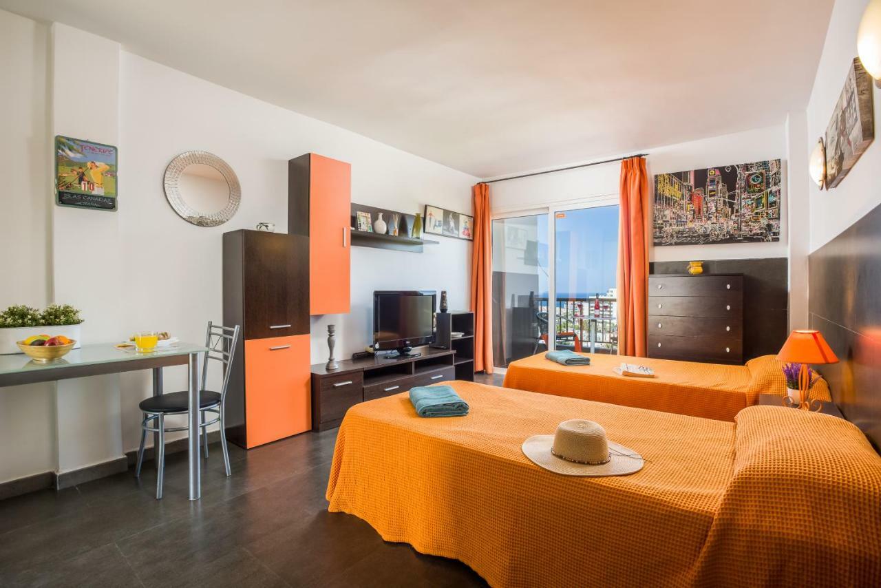 926 Fabulous View Of Lasamericas, Seafront Studio! Playa de las Americas  Ngoại thất bức ảnh